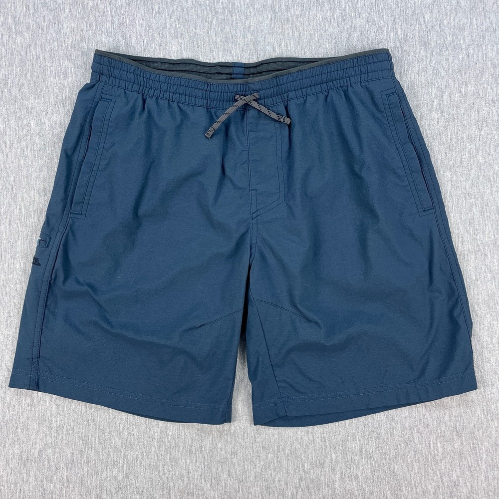 Kuhl Kruiser Shorts Mens M Blue 8" Inseam Stretch Performance Lightweight UPF